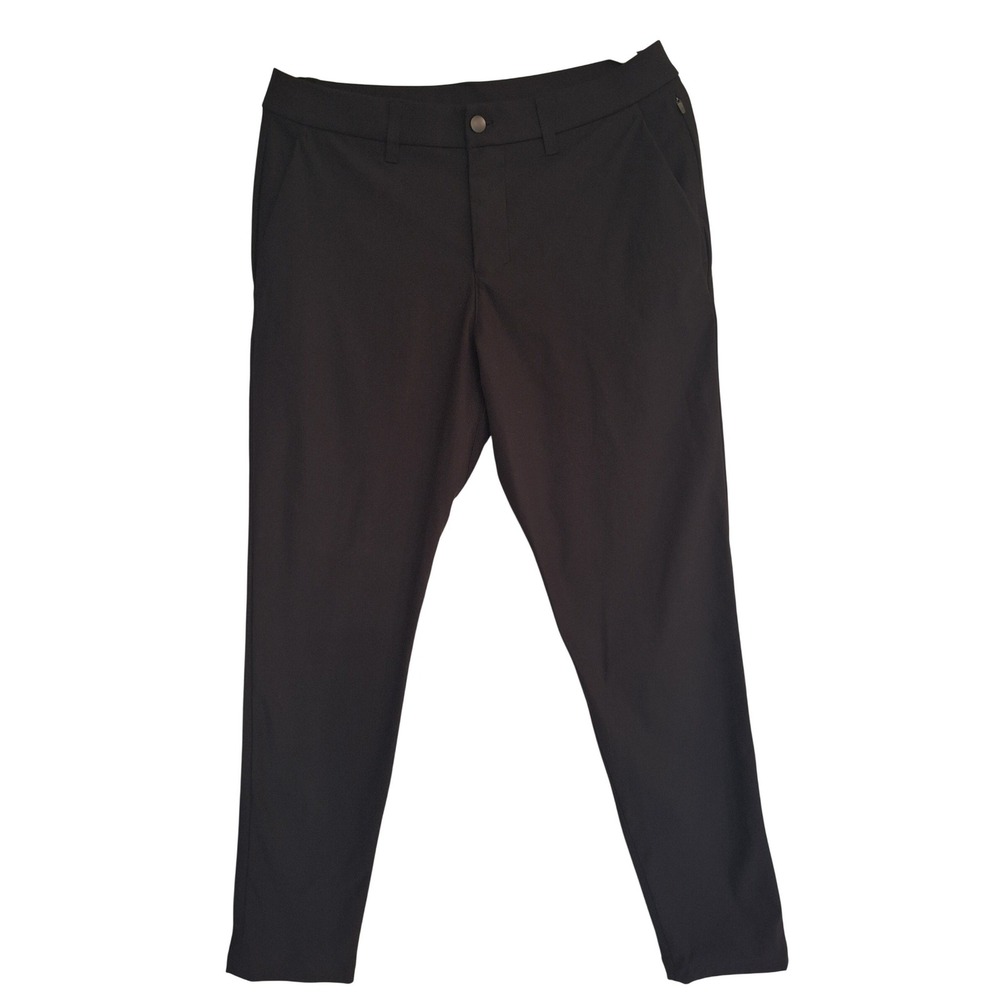 Lululemon Pants Mens 32 Black ABC Classic‎ Straight Leg Stretch Classic Casual